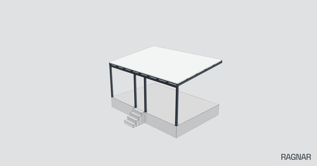 Attached Terrace Carport