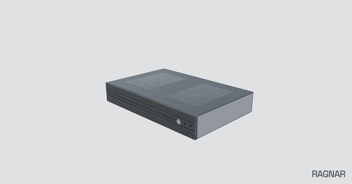 Slim PC case