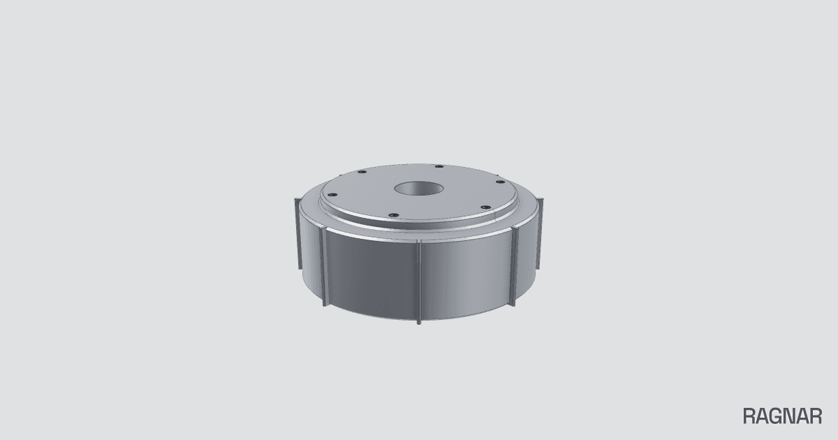 Hub motor housing