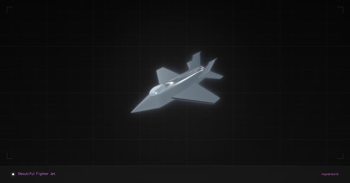 Beautiful Fighter Jet