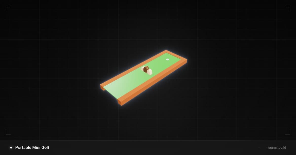 Portable Mini Golf