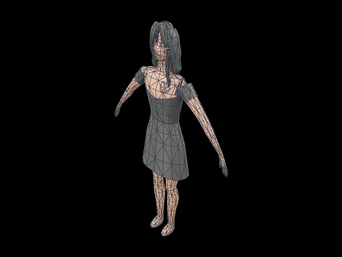 Low-Poly Human Character