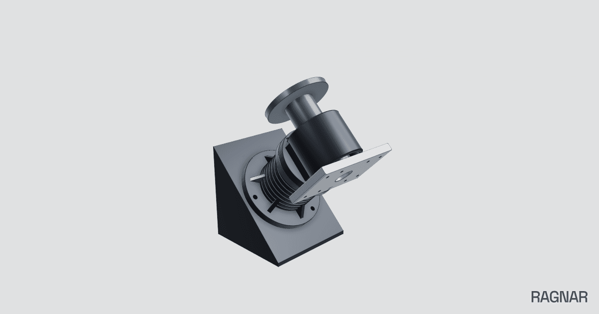Steel telescope mount