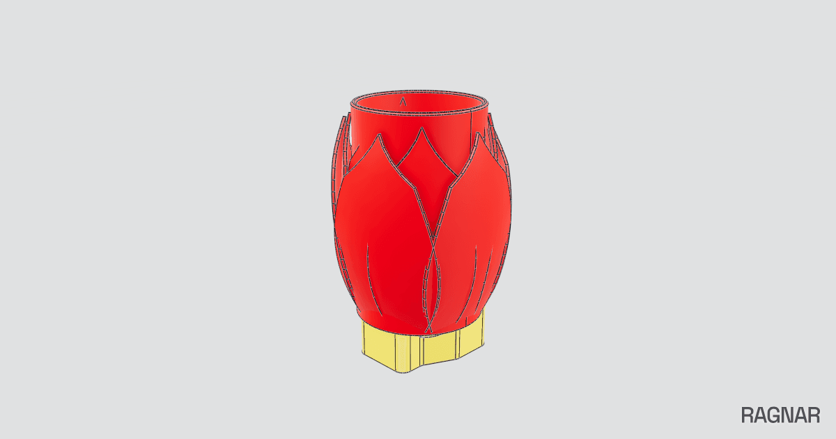 Rose Bottle Holder