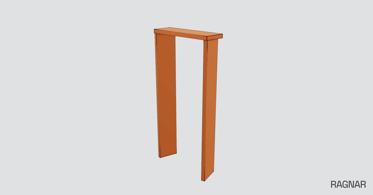 Angled Archway Structure