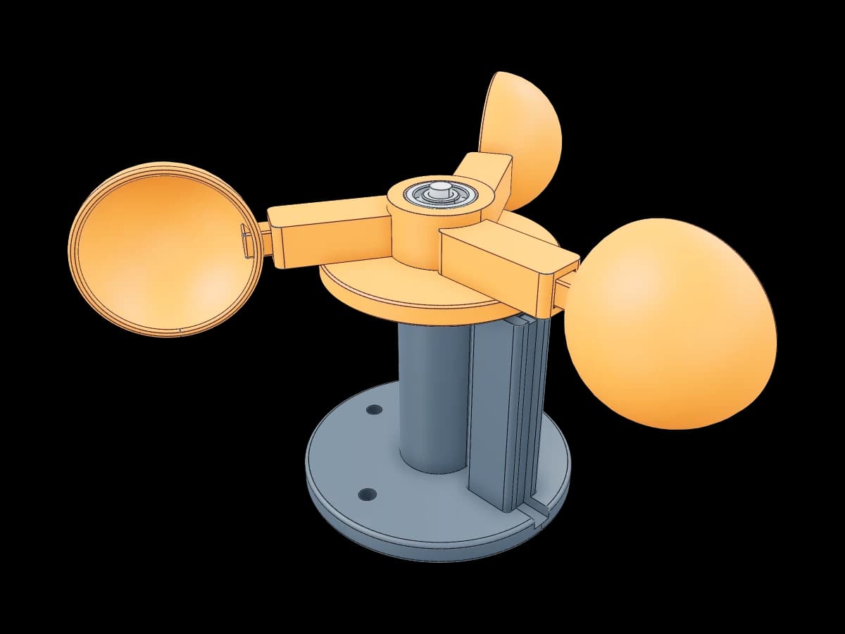 Anemometer With Sensor