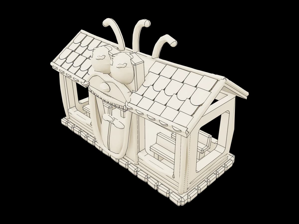Quirky Face House Cabin