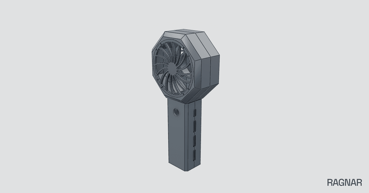Rugged Handheld Portable Fan