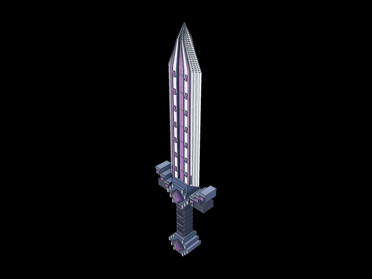 Minecraft Style Sword