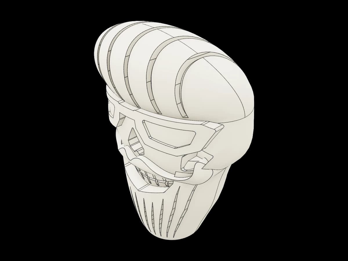 Barber Shop Skull