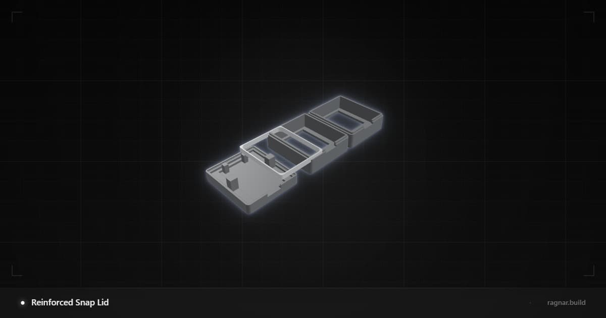 Reinforced Snap Lid