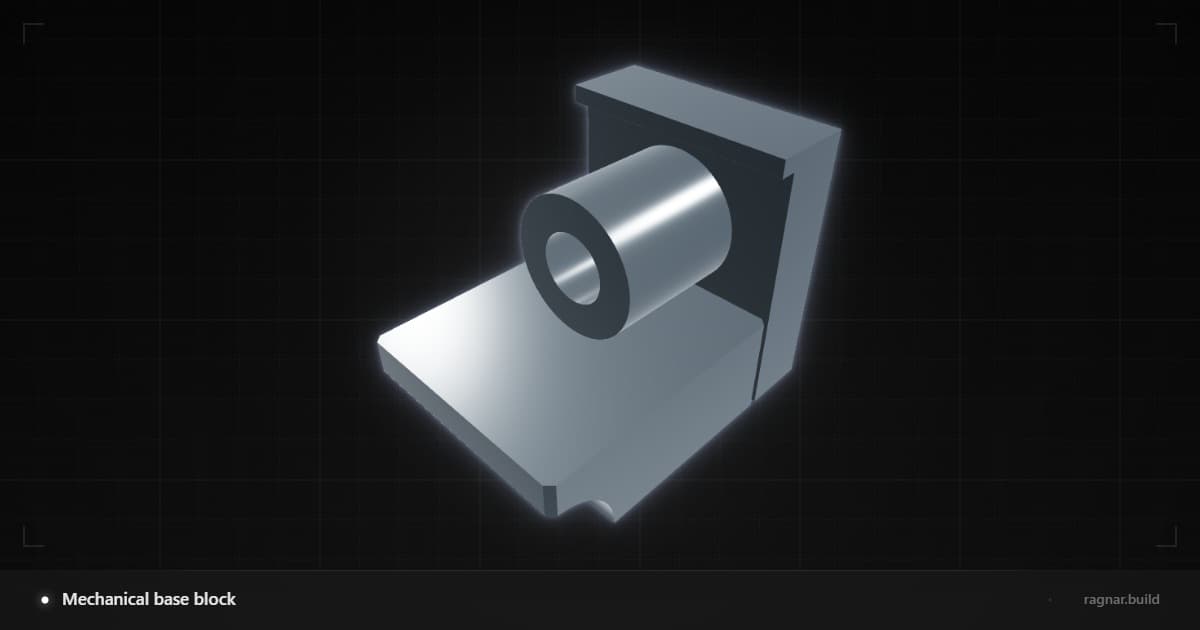 Mechanical base block
