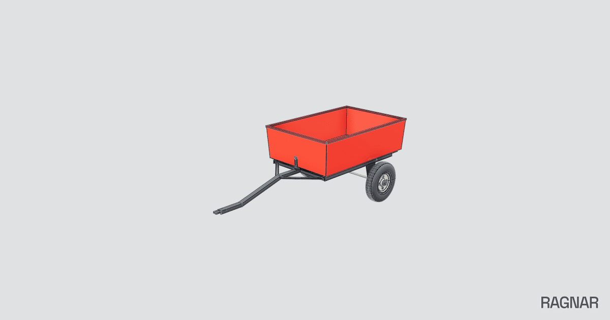 Flatbed Trailer Model