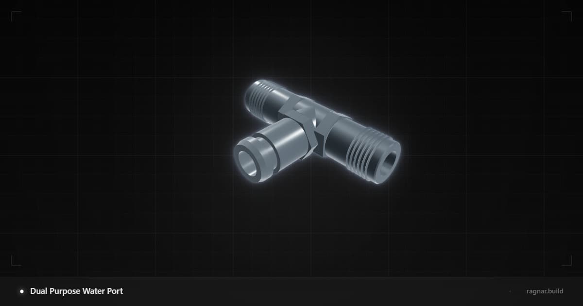 Dual Purpose Water Port