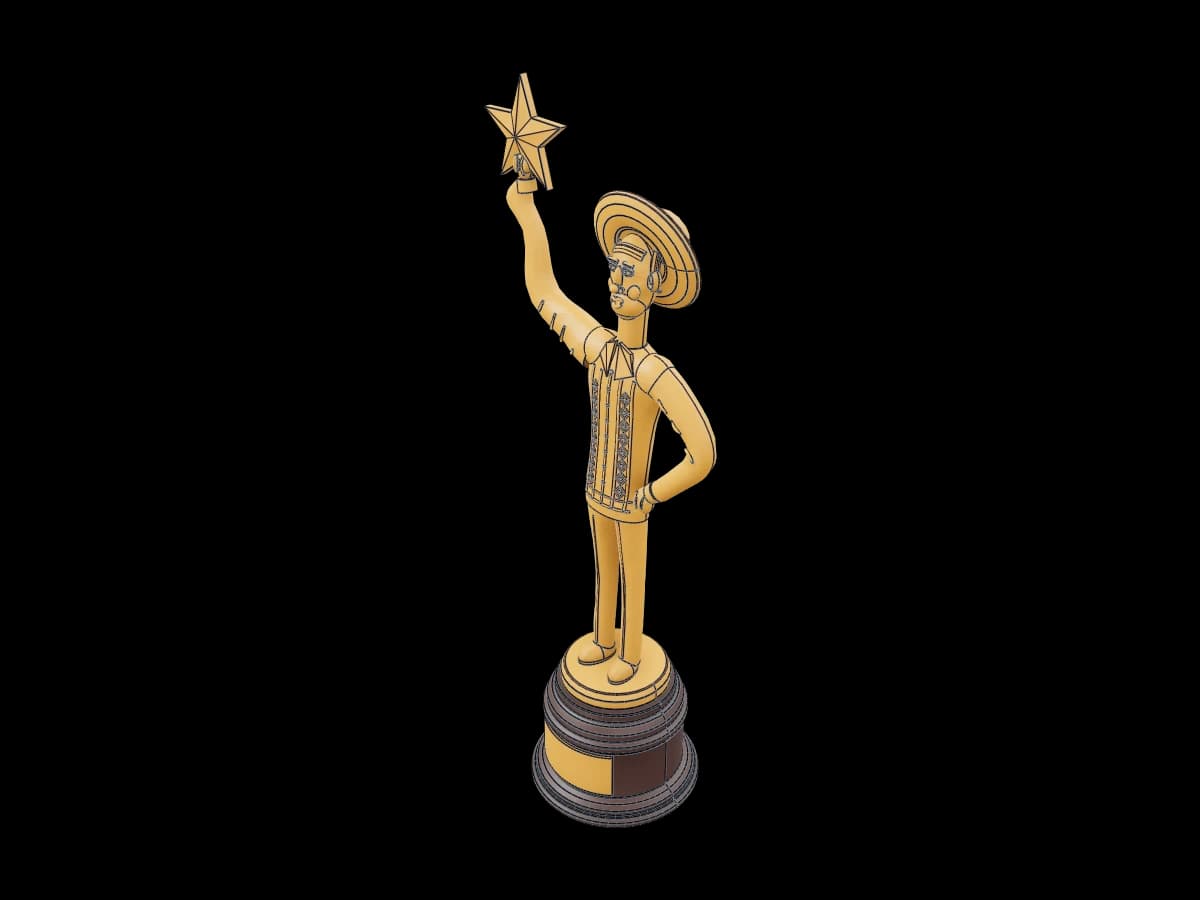 Star-Bearing Performer Trophy