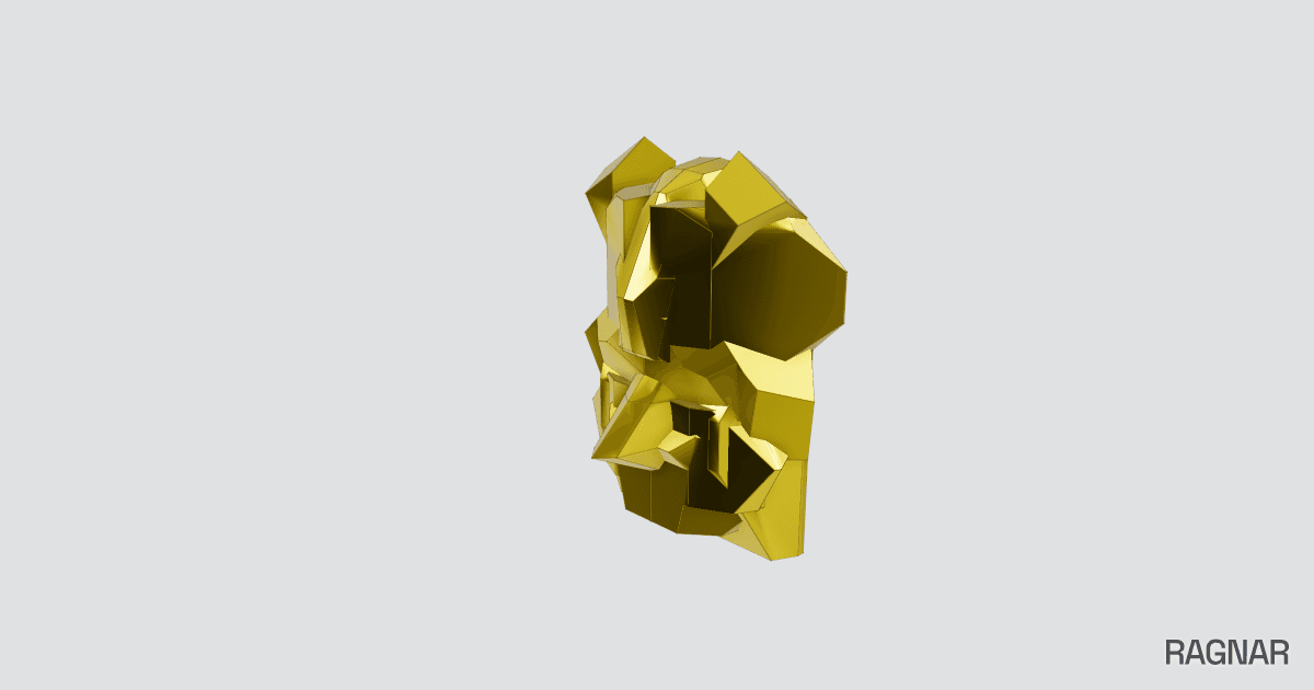 Low poly lion