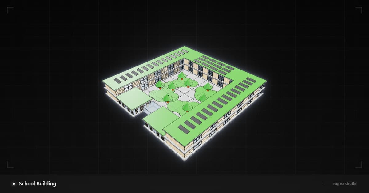 Modern School Campus