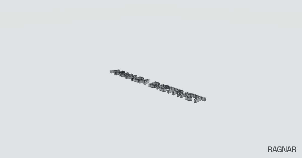 Text Contour Drawing