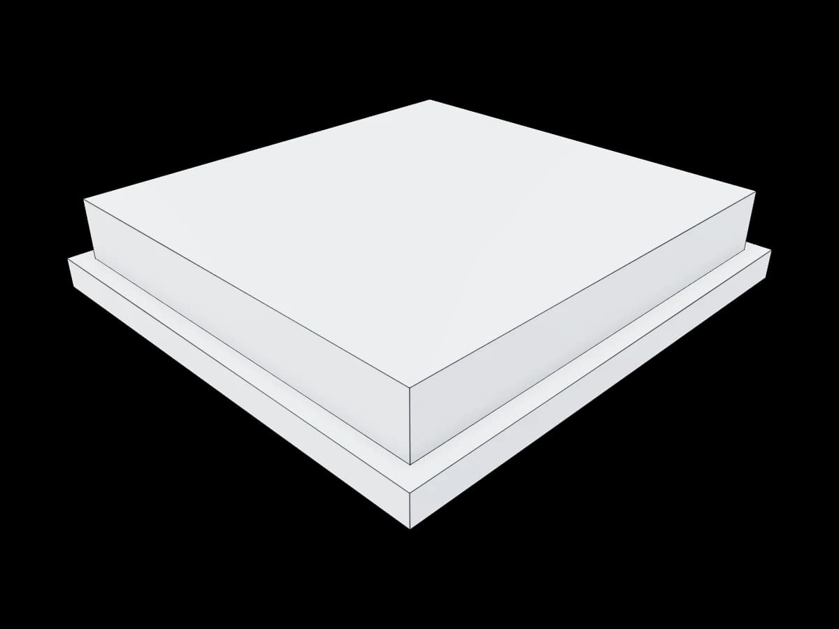 Stacked Rectangular Base