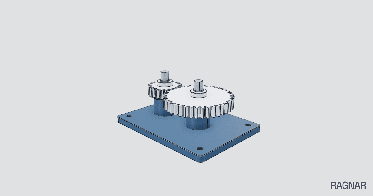 Dual Spur Gear Drive