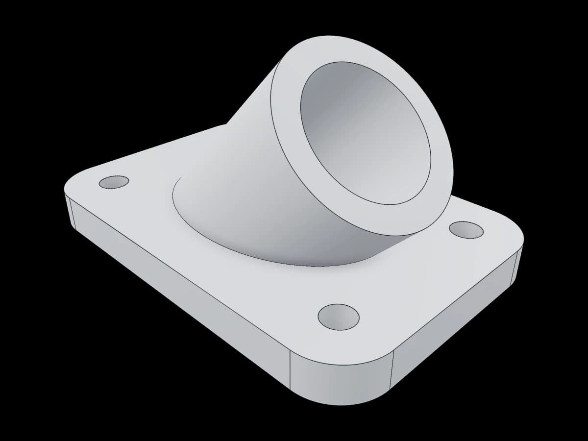 Cast Steel Mounting Bracket