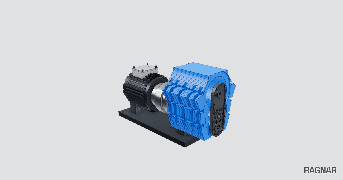 Industrial pump motor