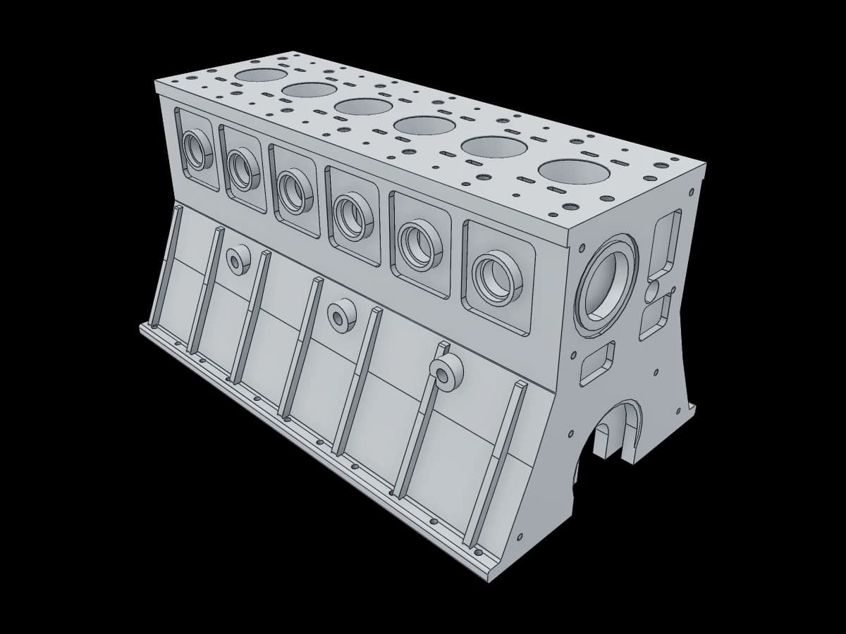 Inline-Six Engine Block