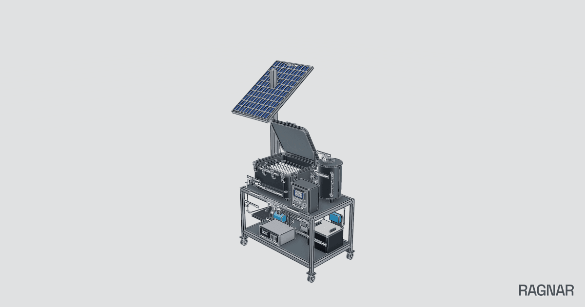 Solar Egg Salting Machine