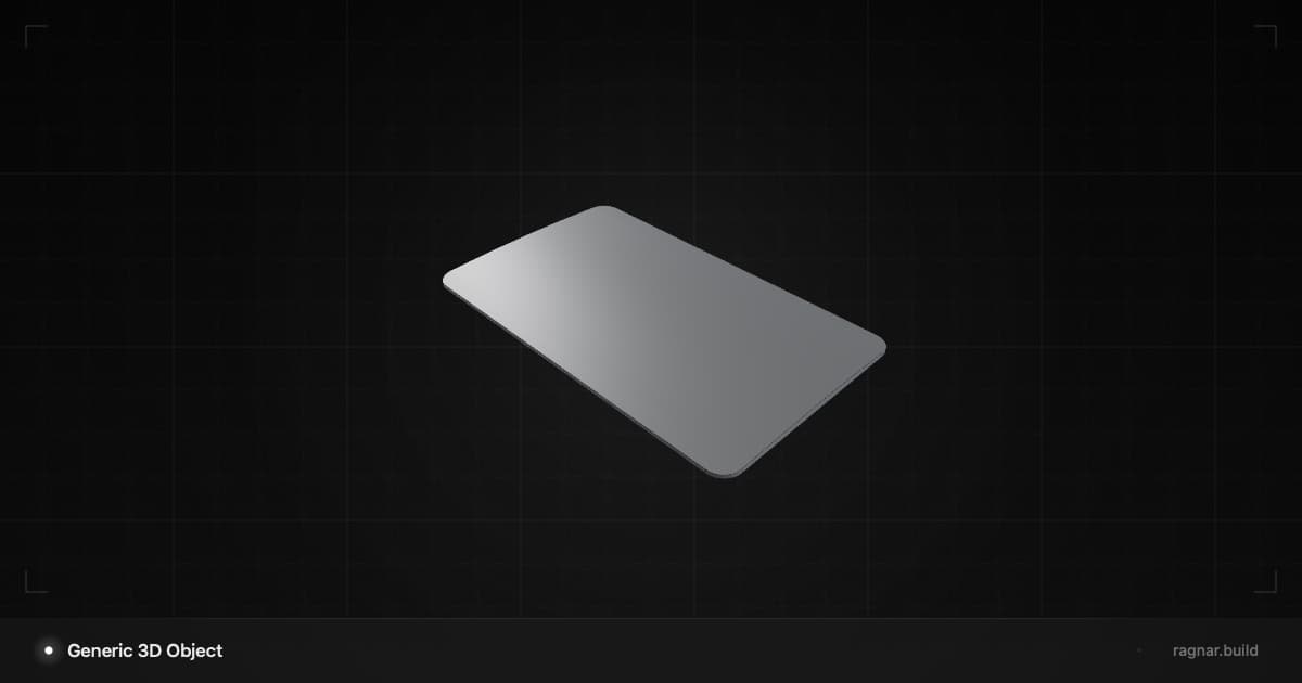 Generic 3D Object