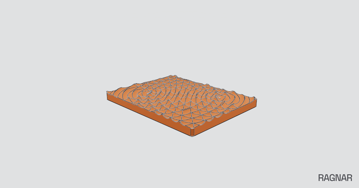 Wide shallow tray