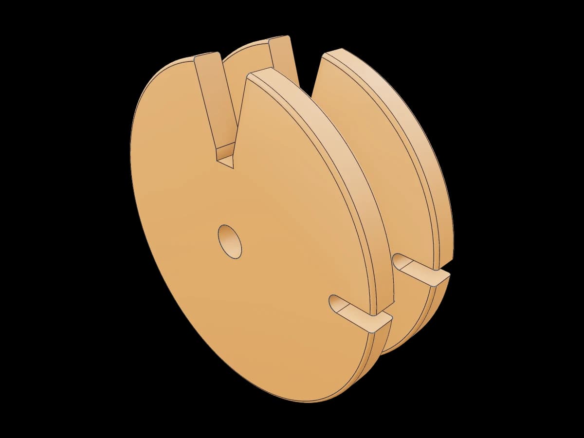 Wooden Earphone Winder