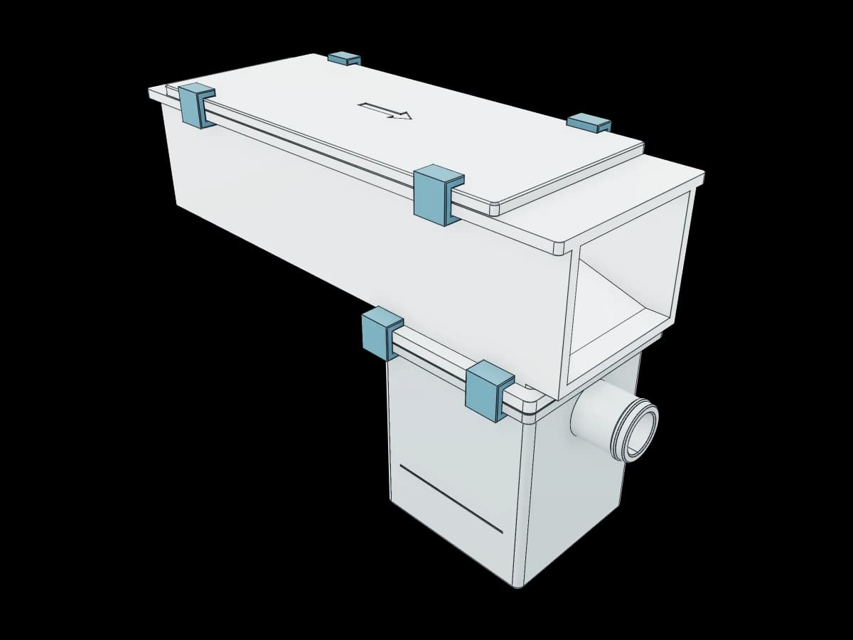 Louver Inertial Separator