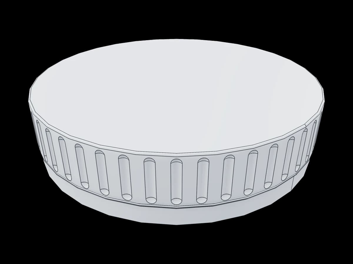 Vertical Install Lid