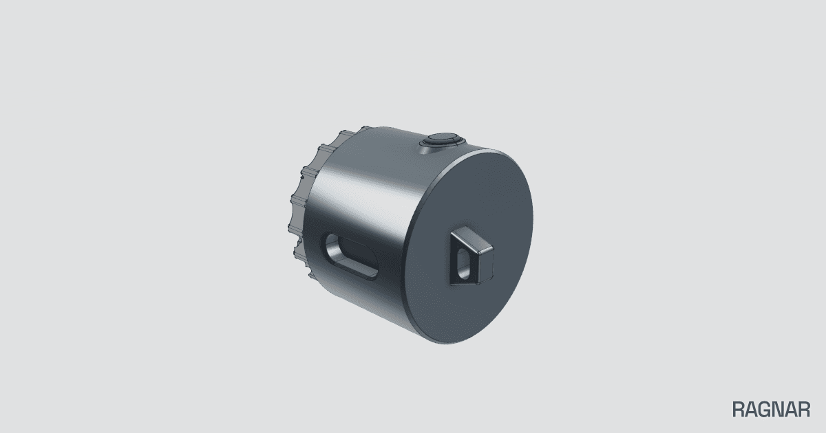 Cylindrical Tool Housing
