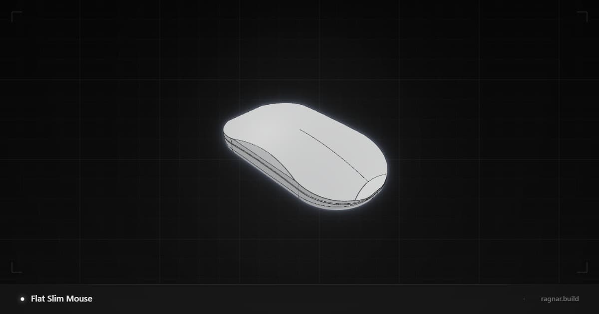 Flat Slim Mouse