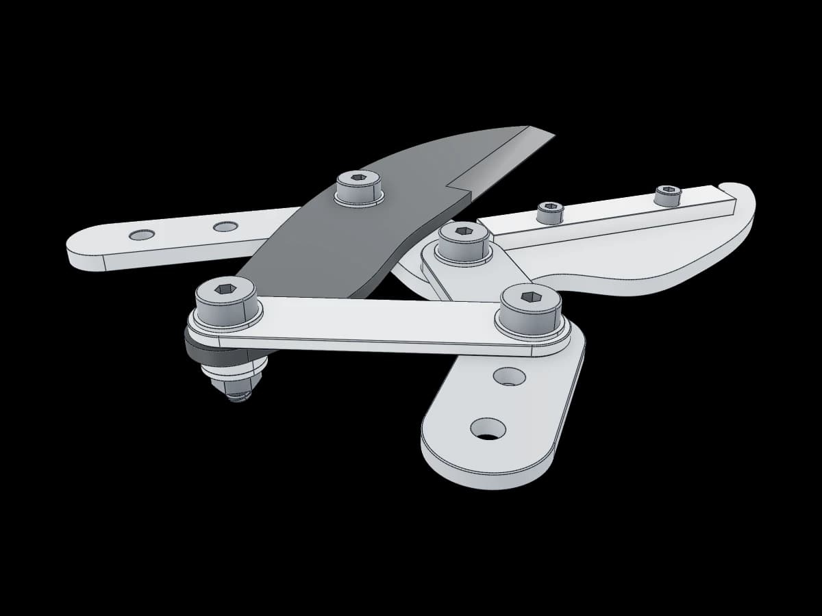 Pruning Shear Mechanism