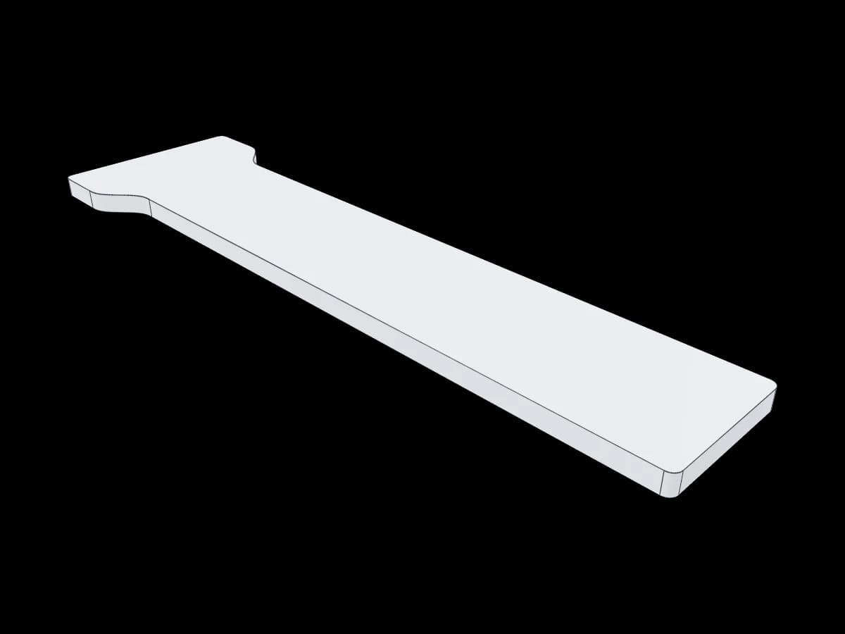 Flat trial blank