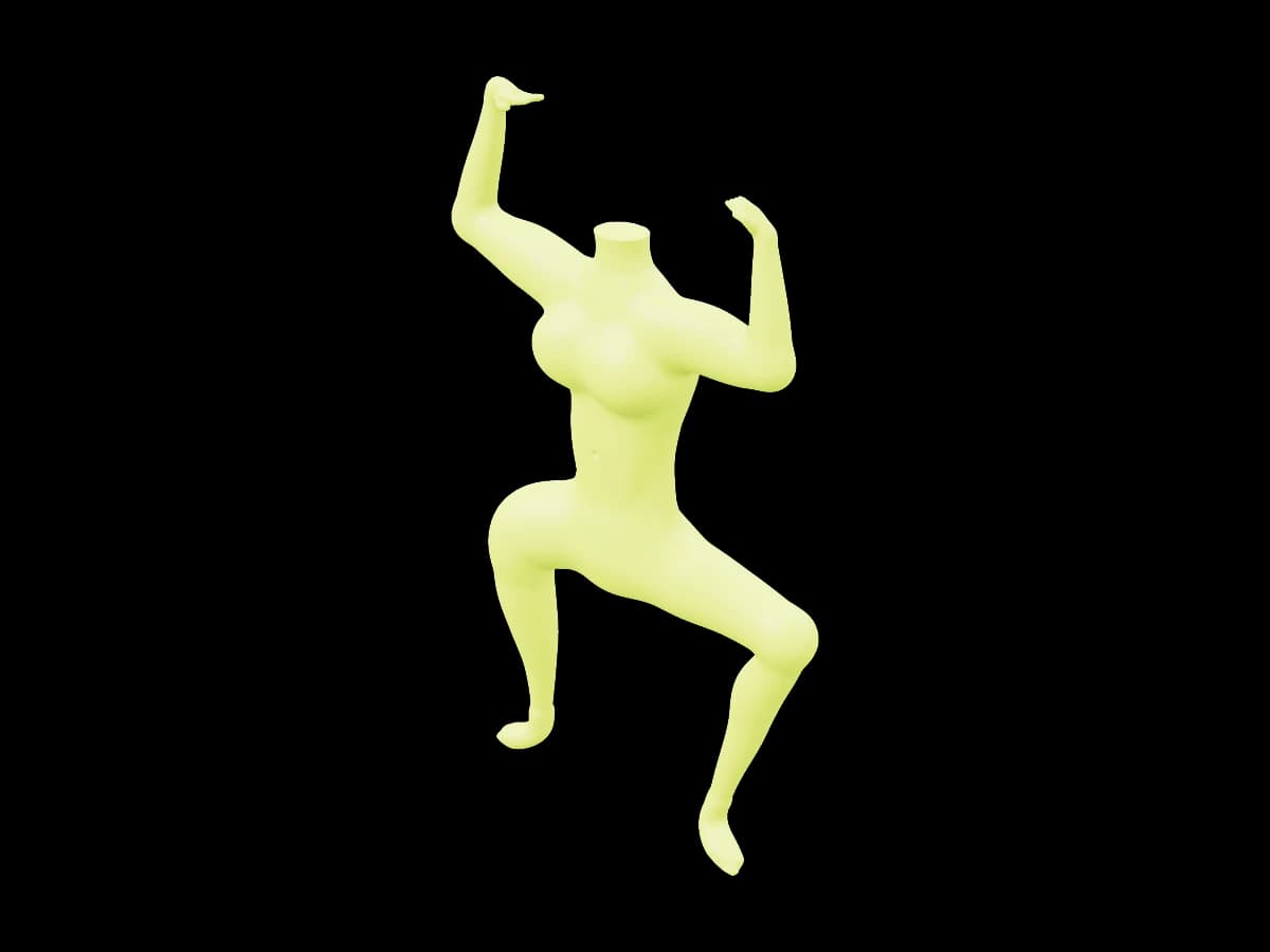 Organic Human Figurine