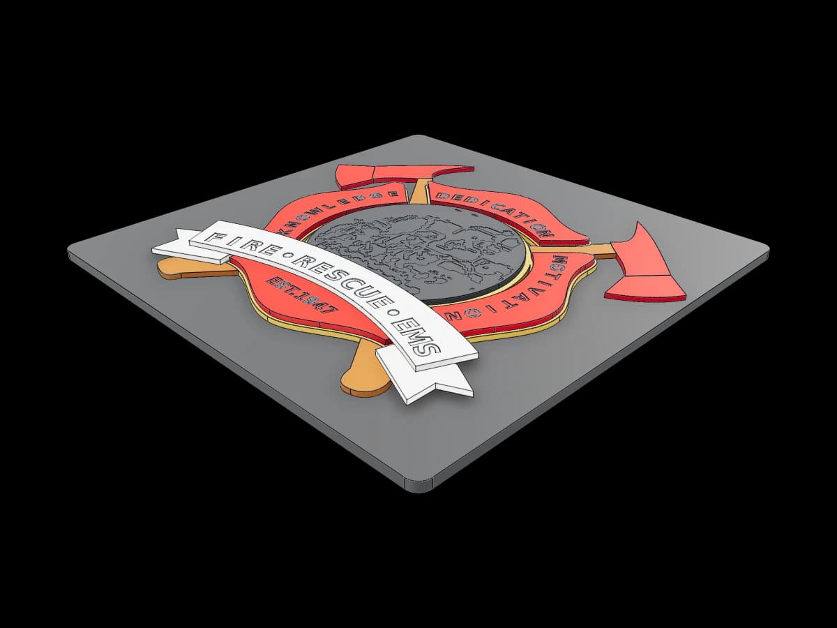 Raised Square Plaque