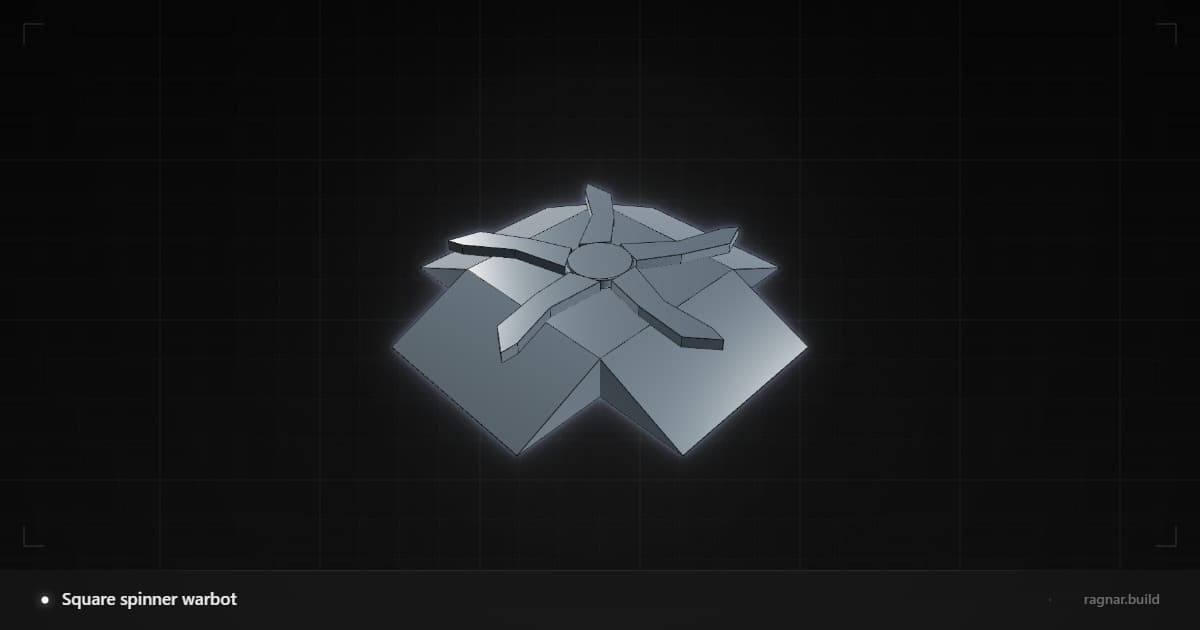 Square spinner warbot
