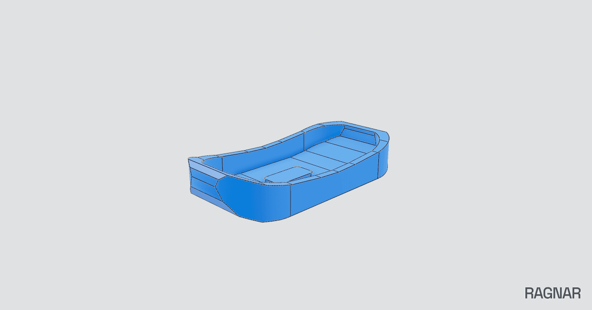 Blue product model