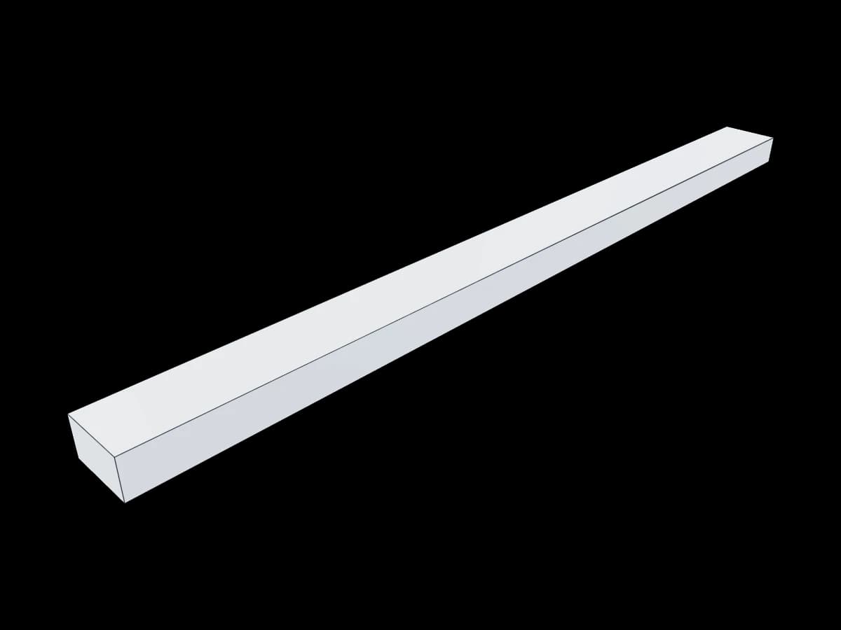 Sloped Rectangular Bar