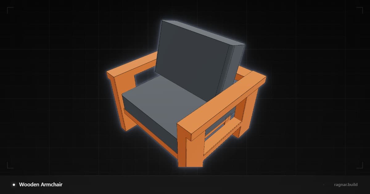 Wooden Armchair