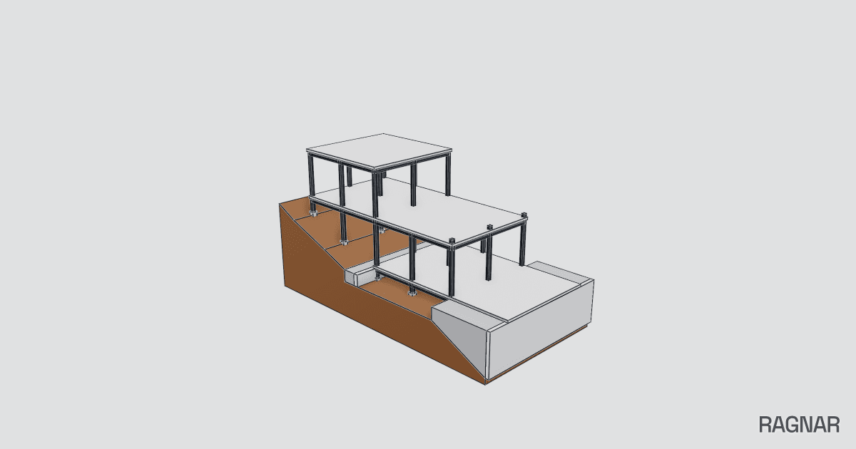 Concrete and Metal Structure