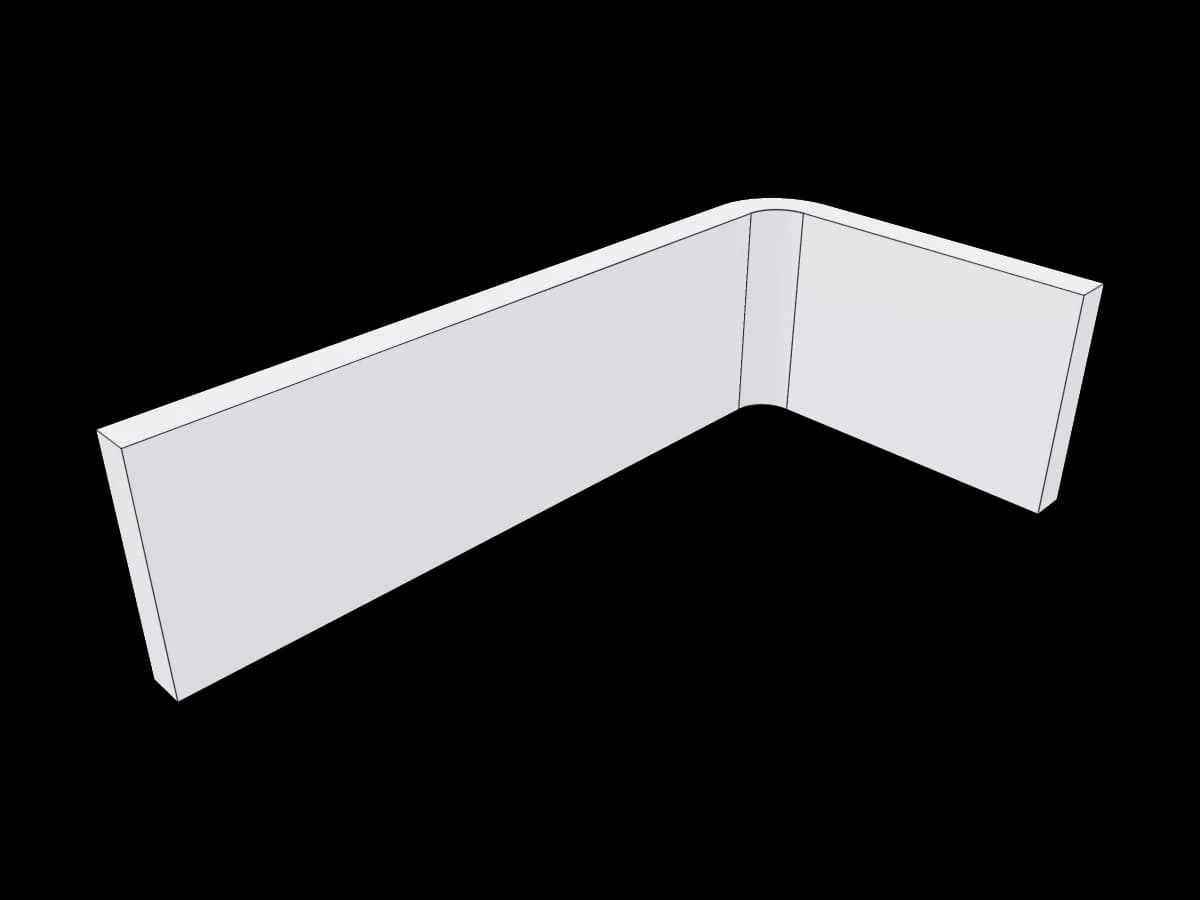Einfacher Metall Winkel