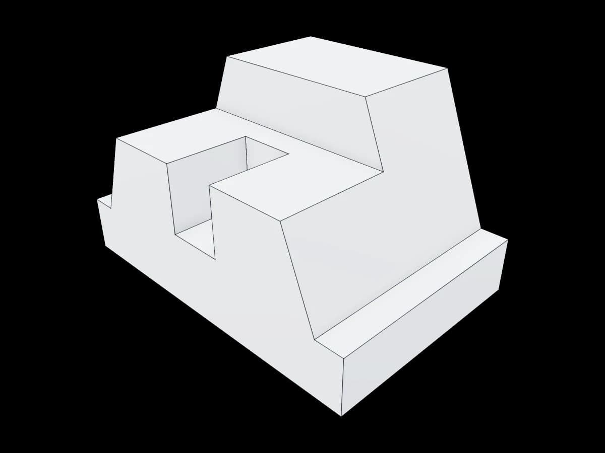 Stepped Tapered Block | Ragnar Gallery