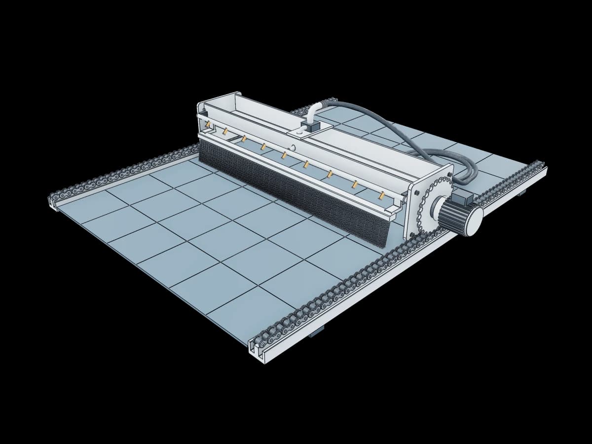 Automated Panel Cleaning Gantry