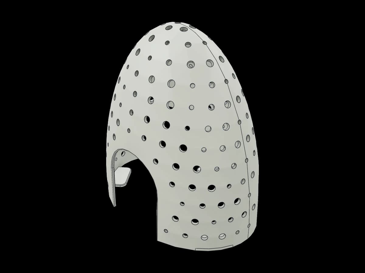 Perforated Pebble Dome