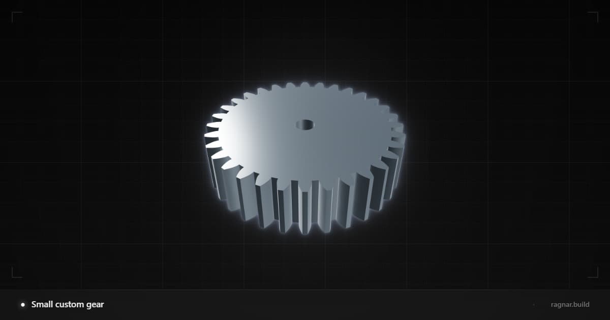 Small custom gear