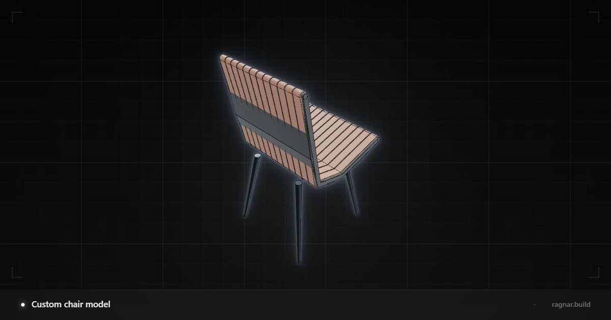 Custom chair model